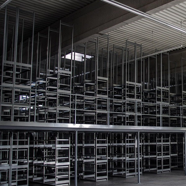 warehouse racks shelves logistics